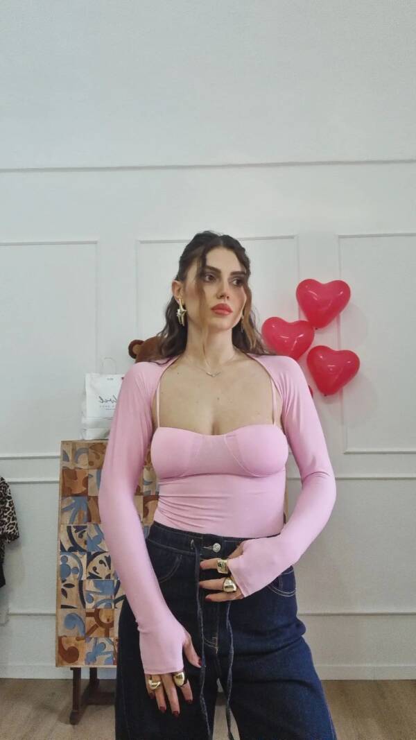 Body con copri spalle
