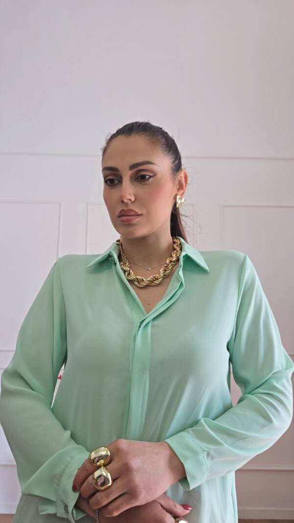 Camicia basica  menta